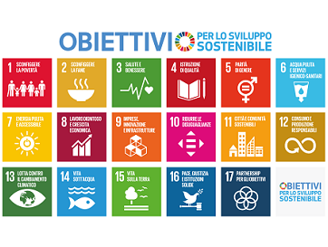 logo contente i 17 Obiettivi di sviluppo sostenibile